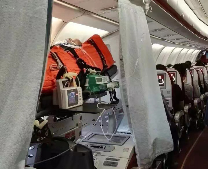 亚东县跨国医疗包机、航空担架